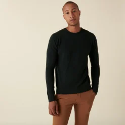 Maison Montagut Pull Col Rond En Cachemire Finitions Roulotees - Ernest><noscript><img width=