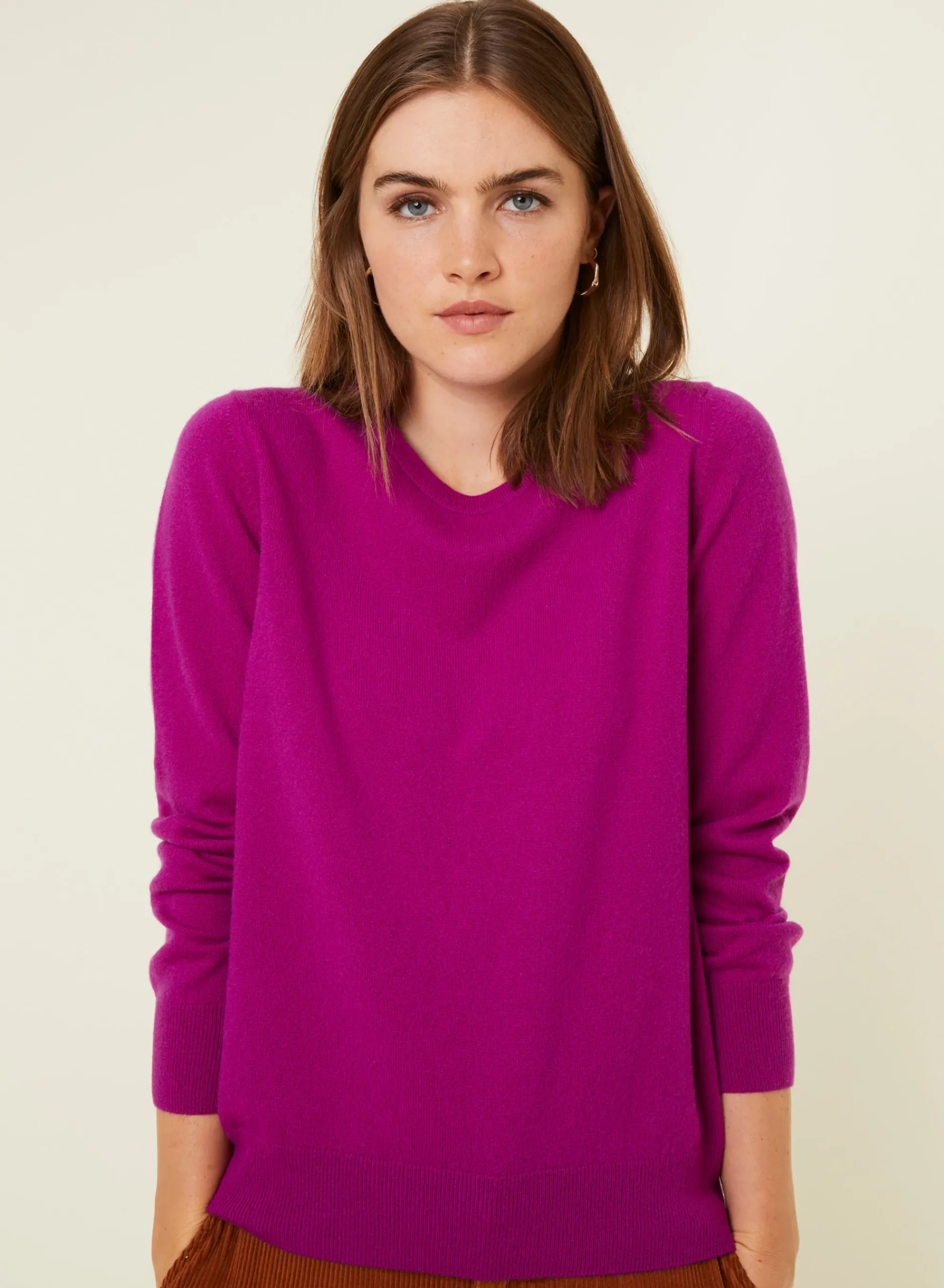 Maison Montagut Pull Col Rond En Cachemire - Abeline>Femme Pulls