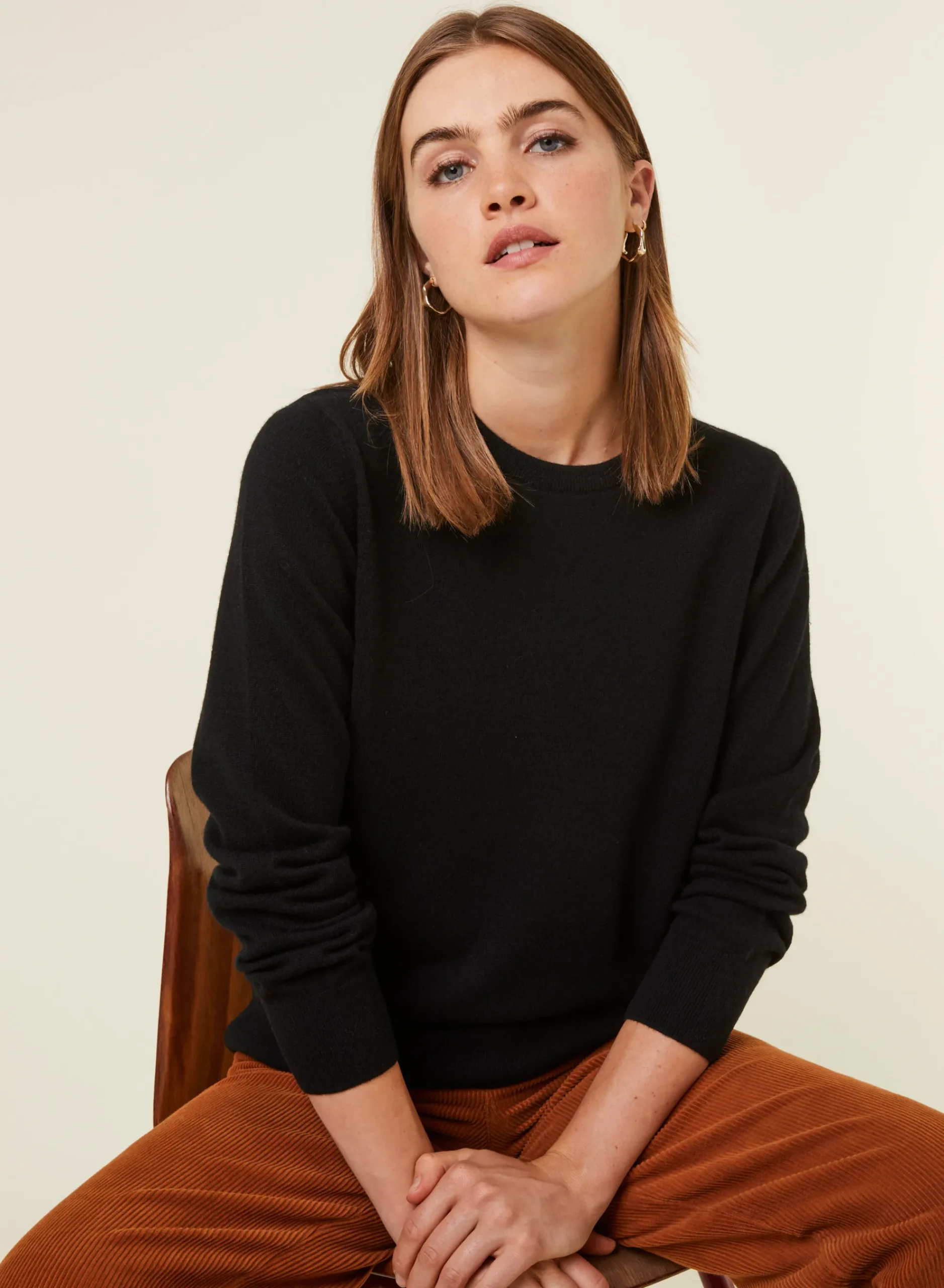Maison Montagut Pull Col Rond En Cachemire - Abeline>Femme Pulls