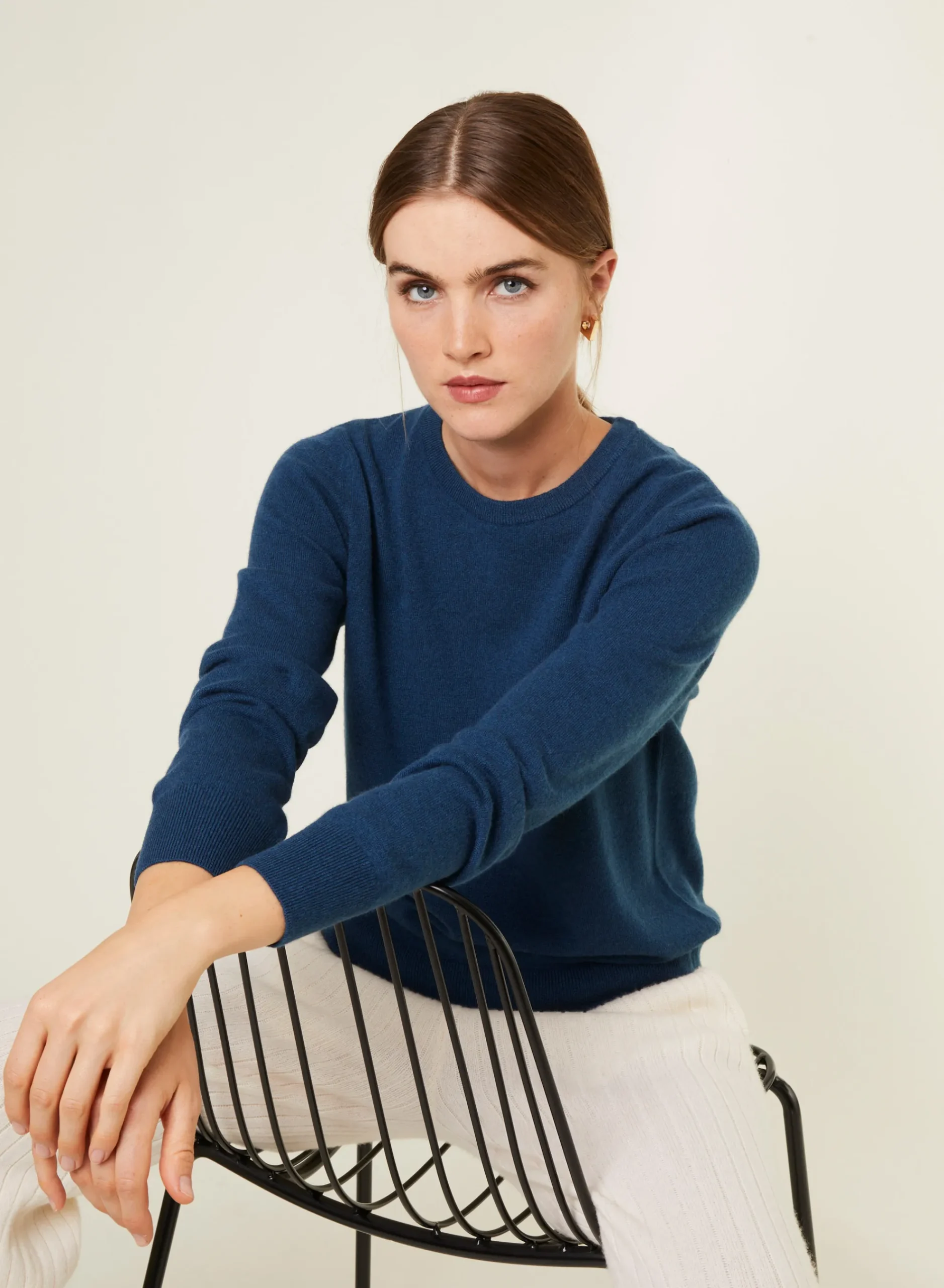 Maison Montagut Pull Col Rond En Cachemire - Abeline>Femme Pulls