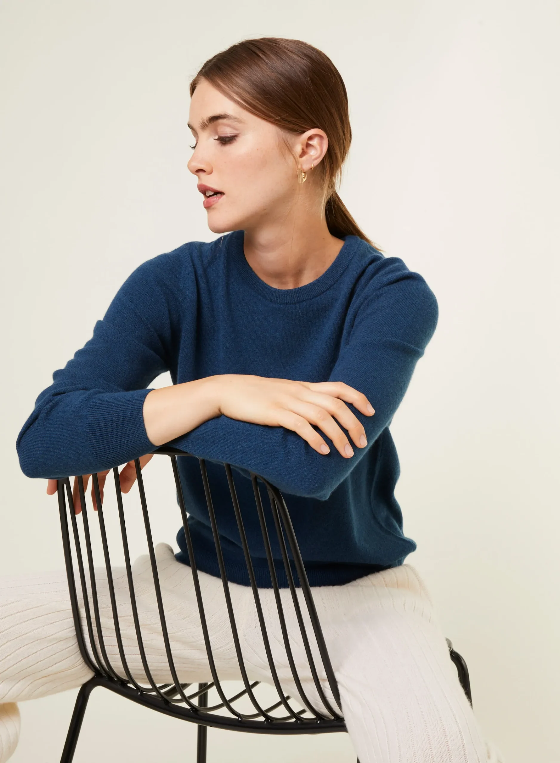 Maison Montagut Pull Col Rond En Cachemire - Abeline>Femme Pulls