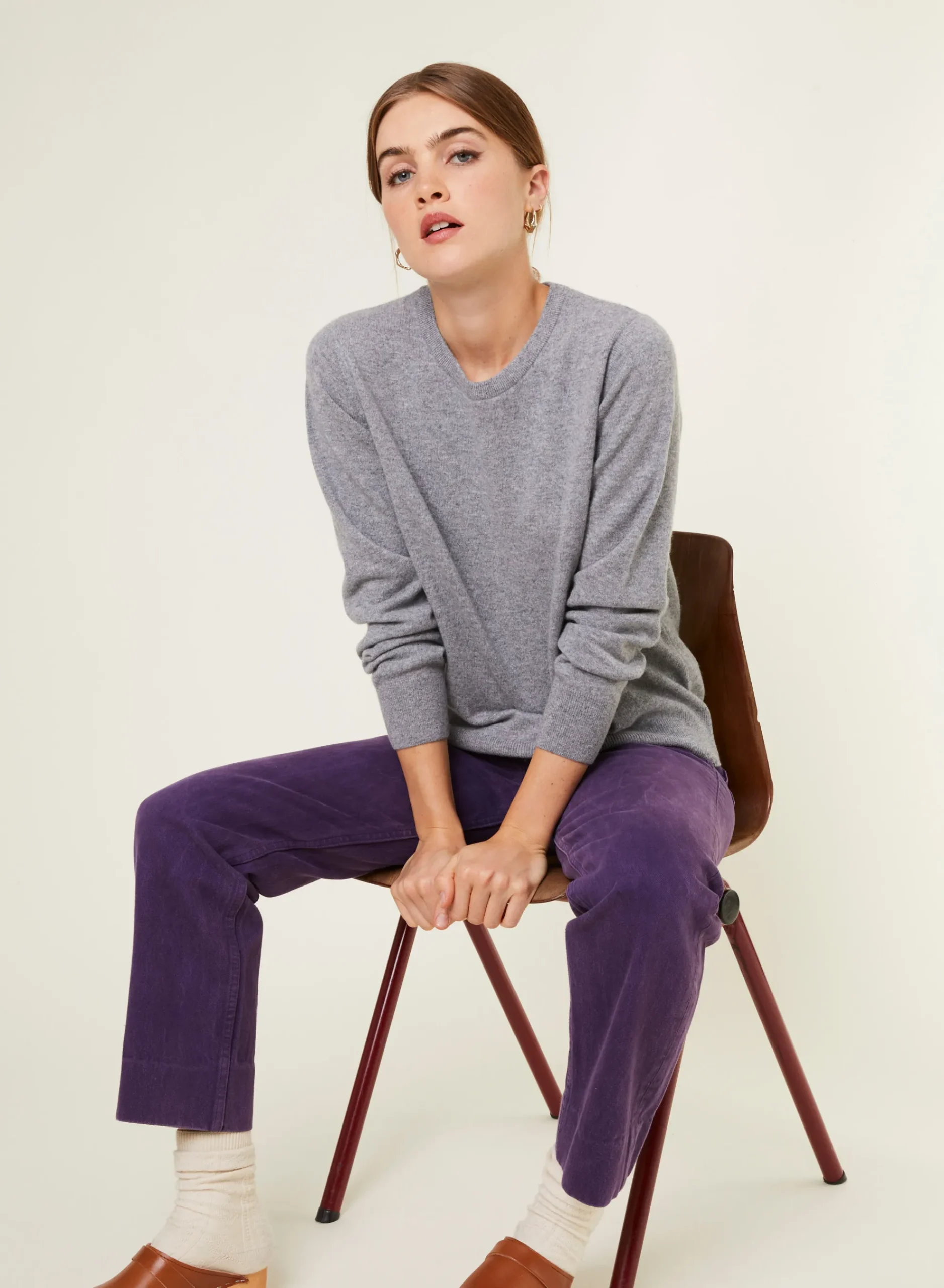 Maison Montagut Pull Col Rond En Cachemire - Abeline>Femme Pulls