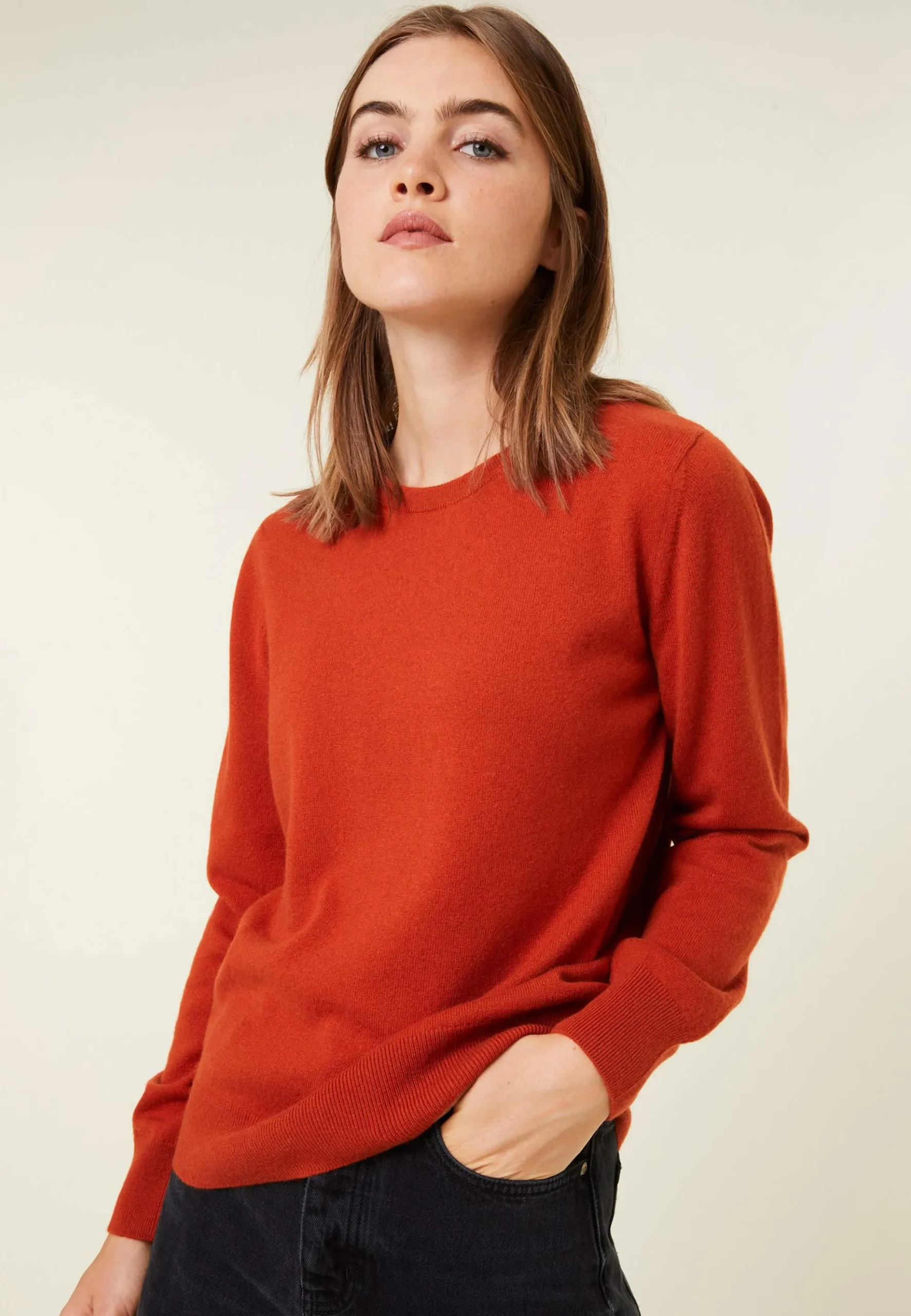 Maison Montagut Pull Col Rond En Cachemire - Abeline>Femme Pulls