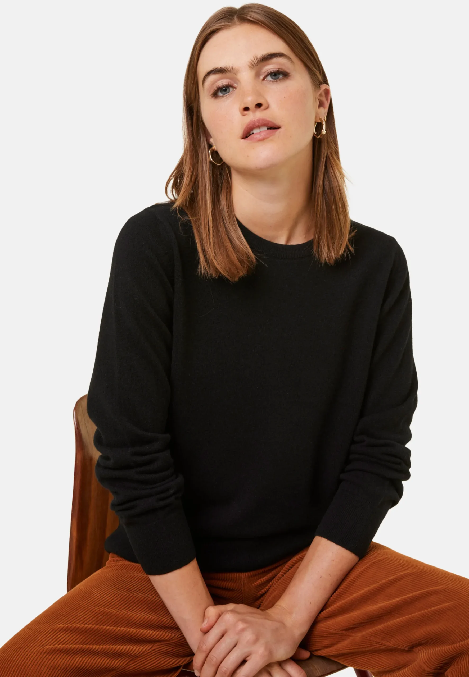 Maison Montagut Pull Col Rond En Cachemire - Abeline>Femme Pulls