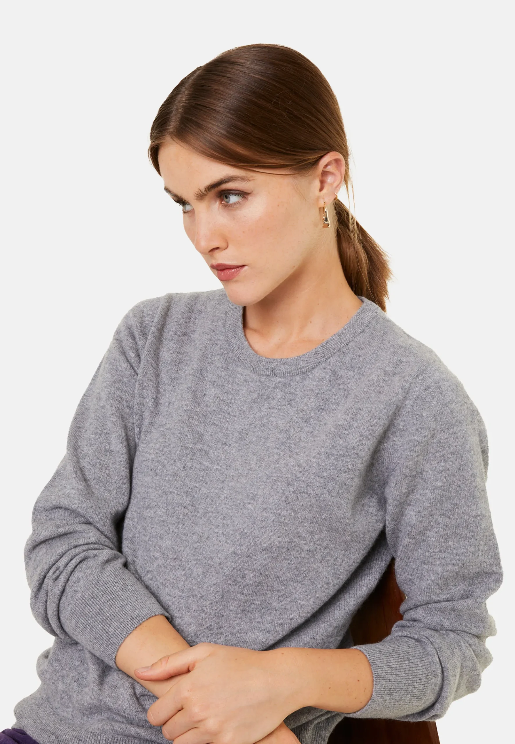 Maison Montagut Pull Col Rond En Cachemire - Abeline>Femme Pulls