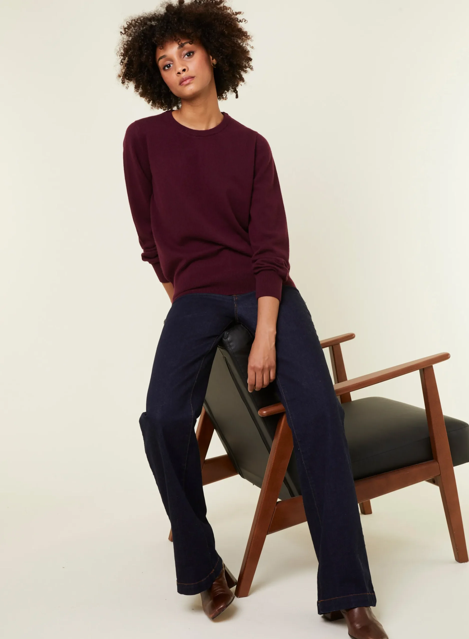 Maison Montagut Pull Col Rond En Cachemire - Abeline>Femme Pulls