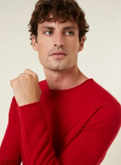 Maison Montagut Pull Col Rond En Cachemire Finitions Roulotees - Ernest><noscript><img width=