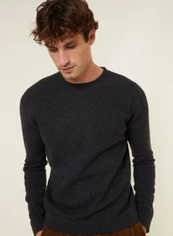 Maison Montagut Pull Col Rond En Cachemire Finitions Roulotees - Ernest><noscript><img width=