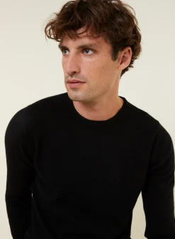 Maison Montagut Pull Col Rond En Cachemire Finitions Roulotees - Ernest><noscript><img width=