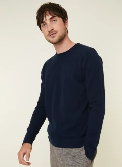 Maison Montagut Pull Col Rond En Cachemire Finitions Roulotees - Ernest><noscript><img width=