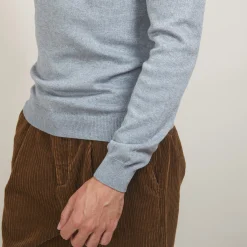 Maison Montagut Pull Col Rond En Coton Cachemire - Burton><noscript><img width=