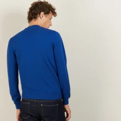 Maison Montagut Pull Col Rond En Coton Cachemire - Burton><noscript><img width=