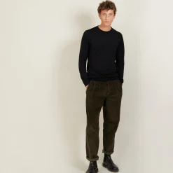 Maison Montagut Pull Col Rond En Laine Et Soie - Barsam><noscript><img width=