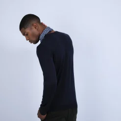 Maison Montagut Pull Col Rond En Laine Et Soie - Barsam><noscript><img width=