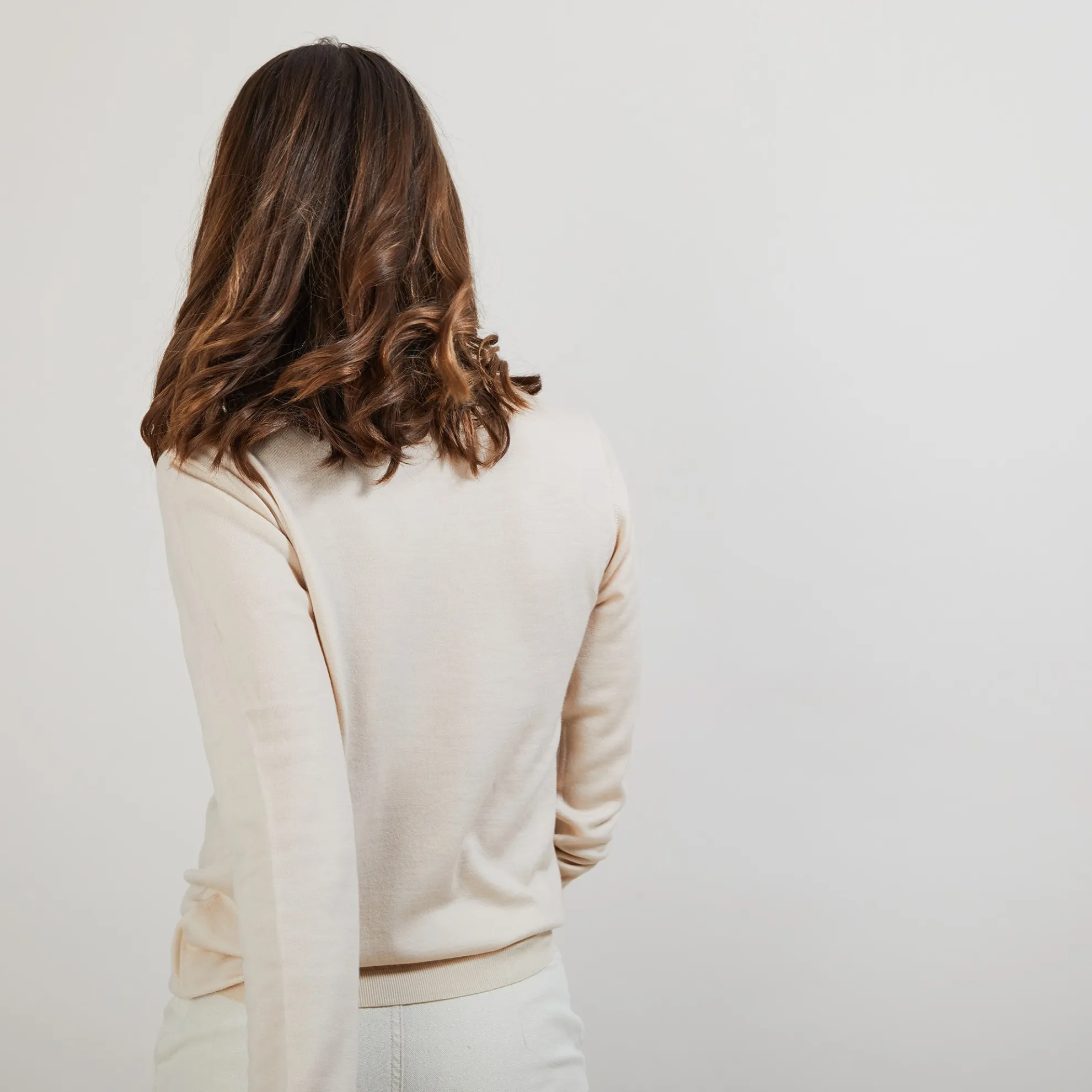 Maison Montagut Pull Col Rond En Laine Merinos - Balneo>Femme Pulls