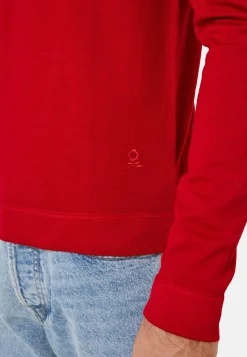 Maison Montagut Pull Col Rond En Laine Merinos Finitions Roulotees - Rythme><noscript><img width=