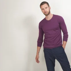 Maison Montagut Pull Col Rond En Laine Merinos - Bardem><noscript><img width=