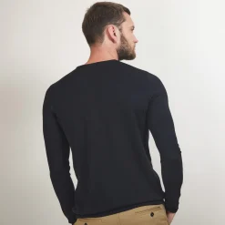 Maison Montagut Pull Col Rond En Laine Merinos - Bardem><noscript><img width=