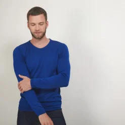 Maison Montagut Pull Col Rond En Laine Merinos - Bardem><noscript><img width=