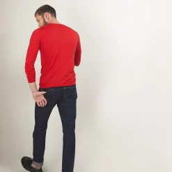 Maison Montagut Pull Col Rond En Laine Merinos - Bardem><noscript><img width=