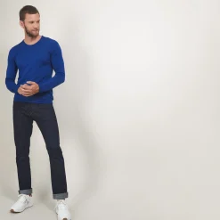 Maison Montagut Pull Col Rond En Laine Merinos - Bardem><noscript><img width=