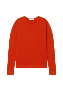 Maison Montagut Pull Col Rond En Laine Merinos Finitions Roulotees - Rythme>Homme Pulls