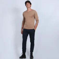 Maison Montagut Pull Col Rond En Laine Merinos - Bardem><noscript><img width=