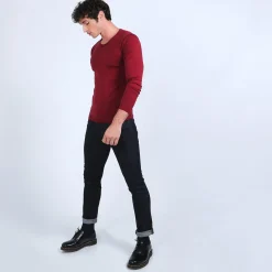 Maison Montagut Pull Col Rond En Laine Merinos - Bardem><noscript><img width=