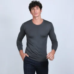 Maison Montagut Pull Col Rond En Laine Merinos - Bardem><noscript><img width=