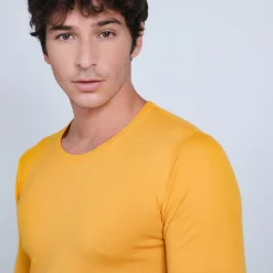 Maison Montagut Pull Col Rond En Laine Merinos - Bardem><noscript><img width=