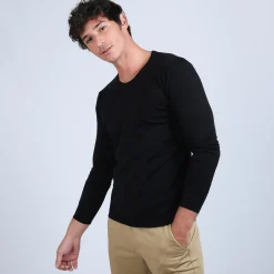 Maison Montagut Pull Col Rond En Laine Merinos - Bardem><noscript><img width=