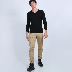 Maison Montagut Pull Col Rond En Laine Merinos - Bardem><noscript><img width=