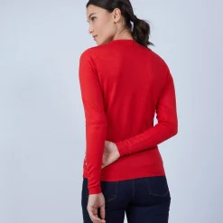 Maison Montagut Pull Col Rond En Laine Merinos - Berenice><noscript><img width=
