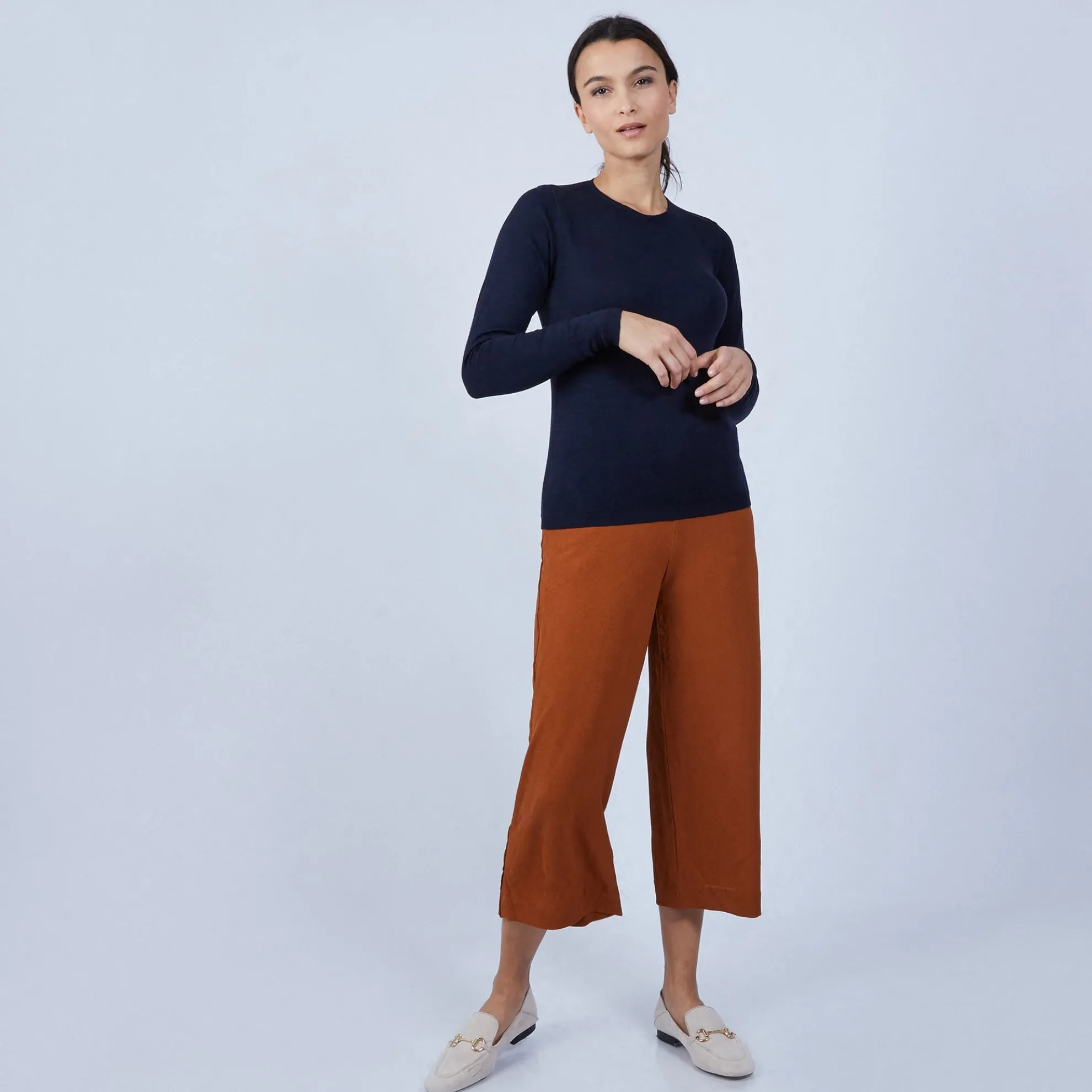 Maison Montagut Pull Col Rond En Laine Merinos - Berenice>Femme Pulls