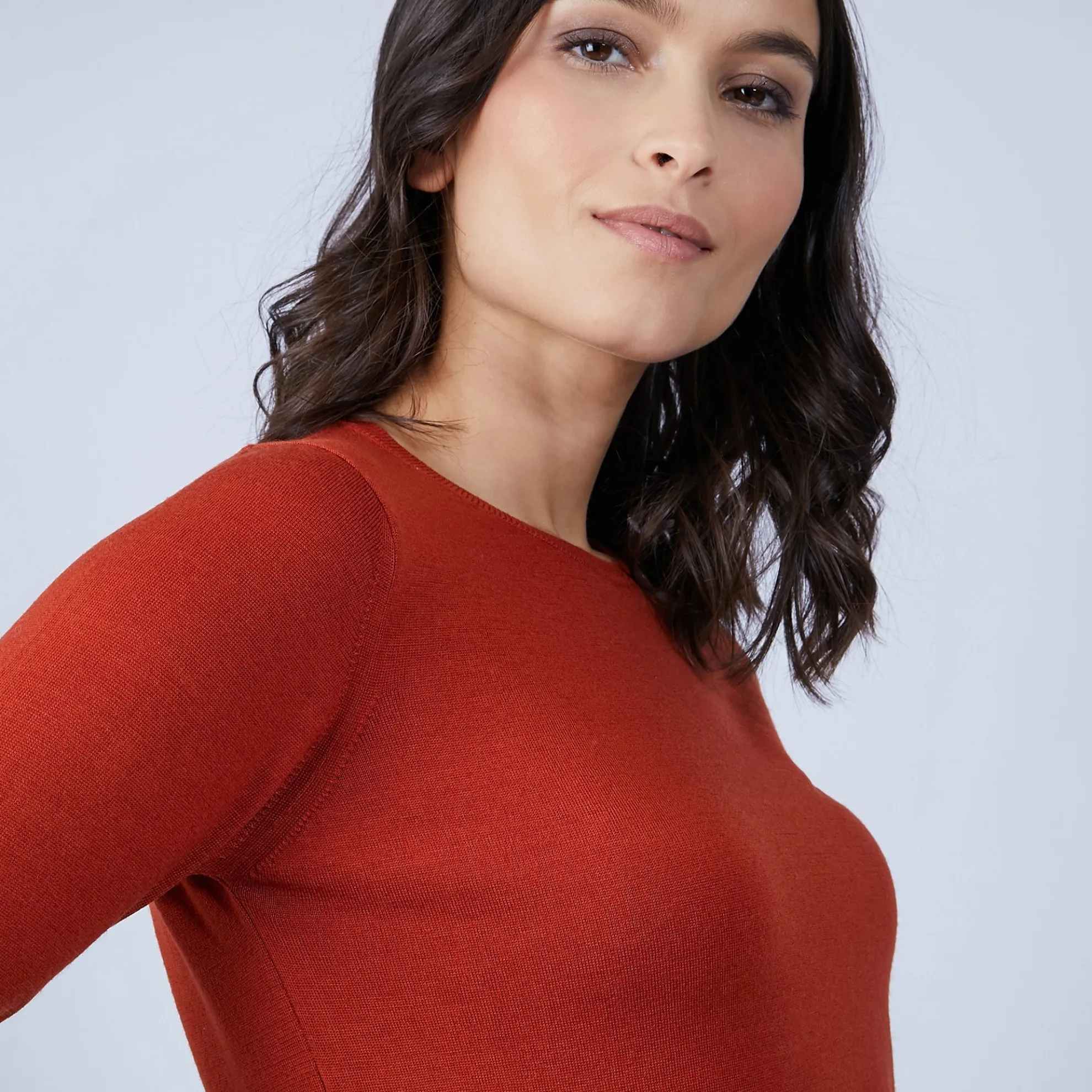 Maison Montagut Pull Col Rond En Laine Merinos - Berenice>Femme Pulls