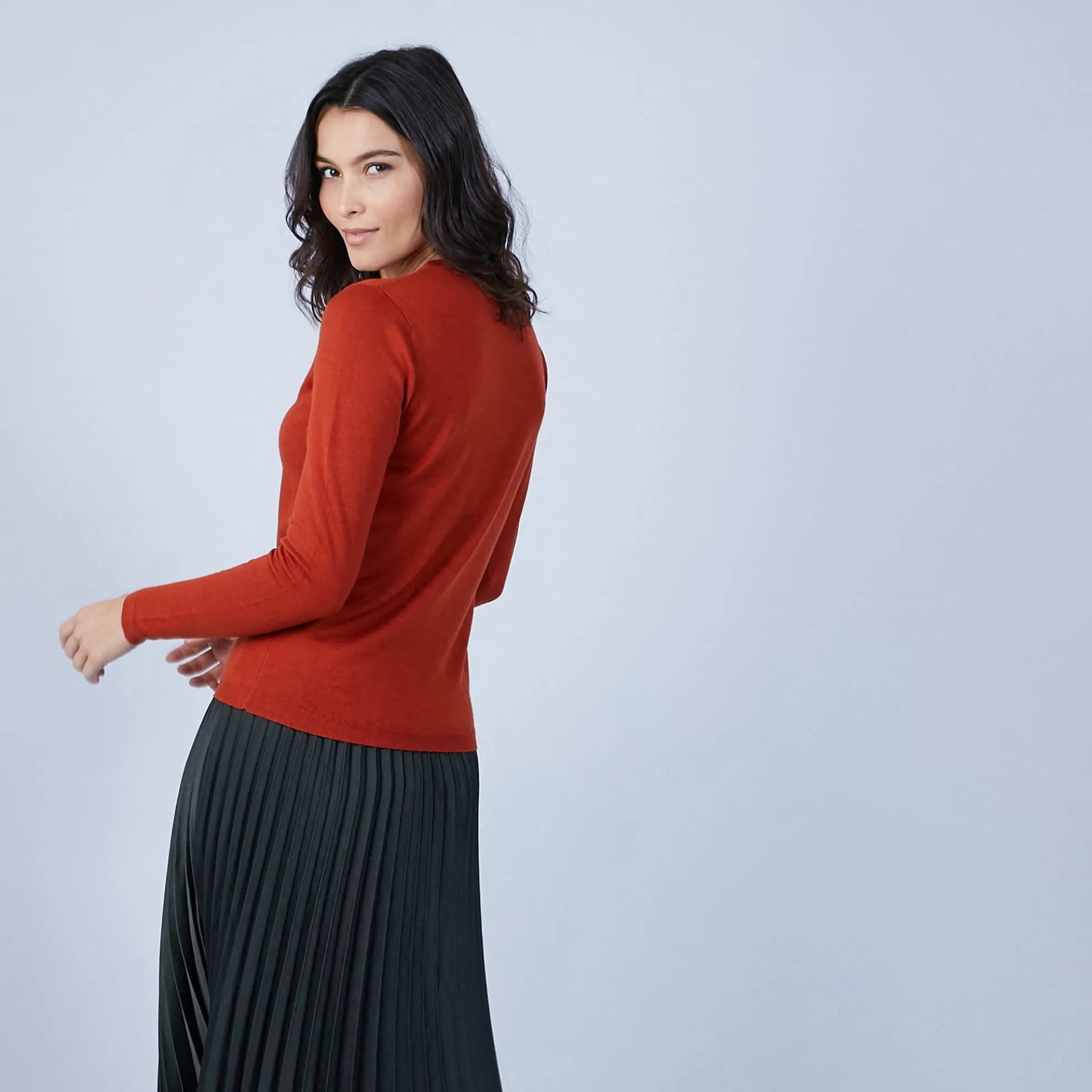 Maison Montagut Pull Col Rond En Laine Merinos - Berenice>Femme Pulls