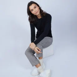 Maison Montagut Pull Col Rond En Laine Merinos - Berenice><noscript><img width=