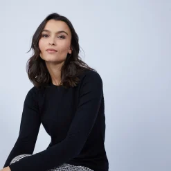 Maison Montagut Pull Col Rond En Laine Merinos - Berenice><noscript><img width=