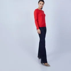 Maison Montagut Pull Col Rond En Laine Merinos - Berenice><noscript><img width=