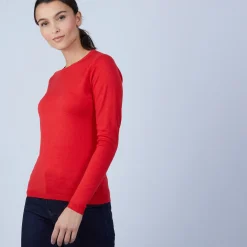 Maison Montagut Pull Col Rond En Laine Merinos - Berenice><noscript><img width=