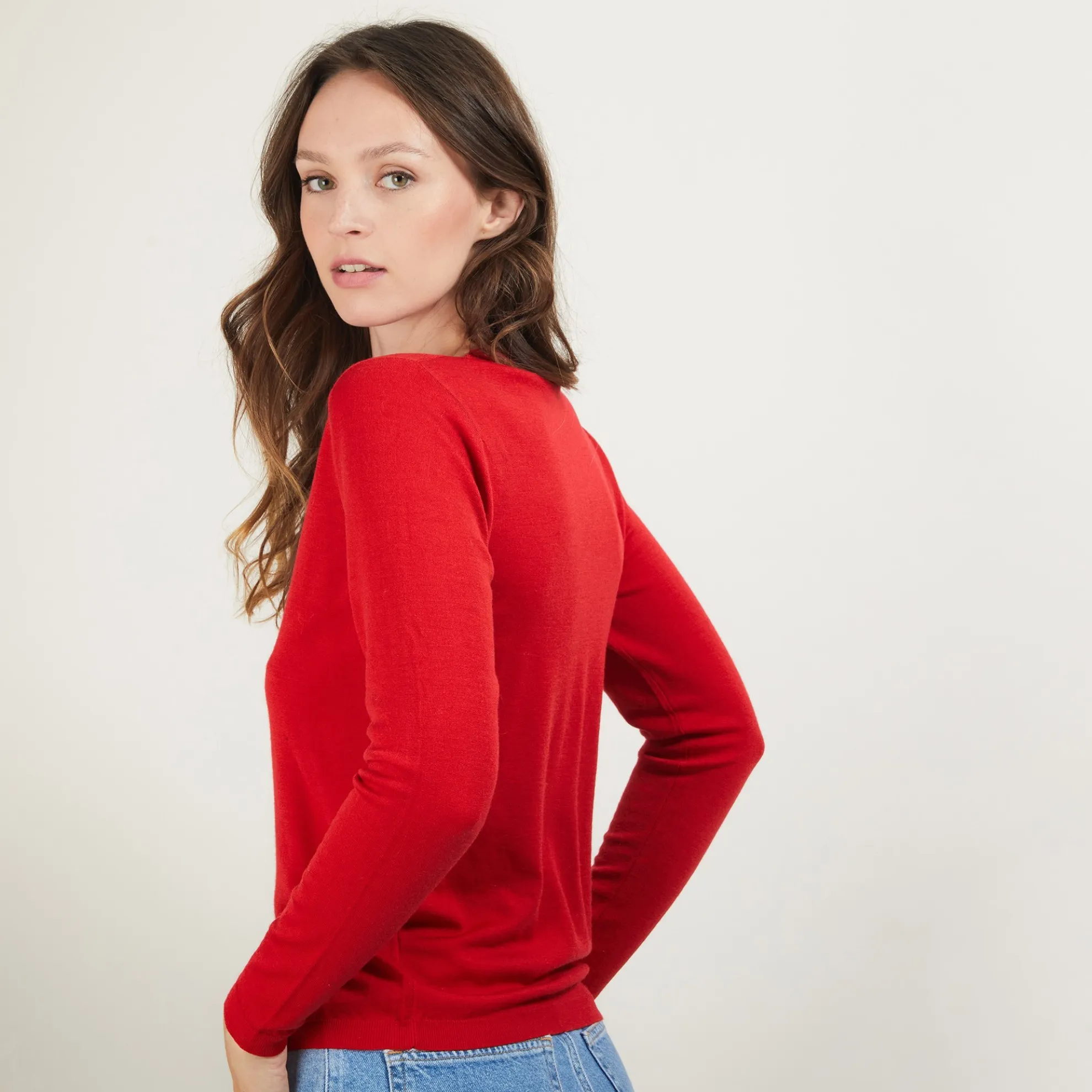 Maison Montagut Pull Col Rond En Laine Merinos - Berenice>Femme Pulls