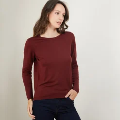 Maison Montagut Pull Col Rond En Laine Merinos - Berenice><noscript><img width=