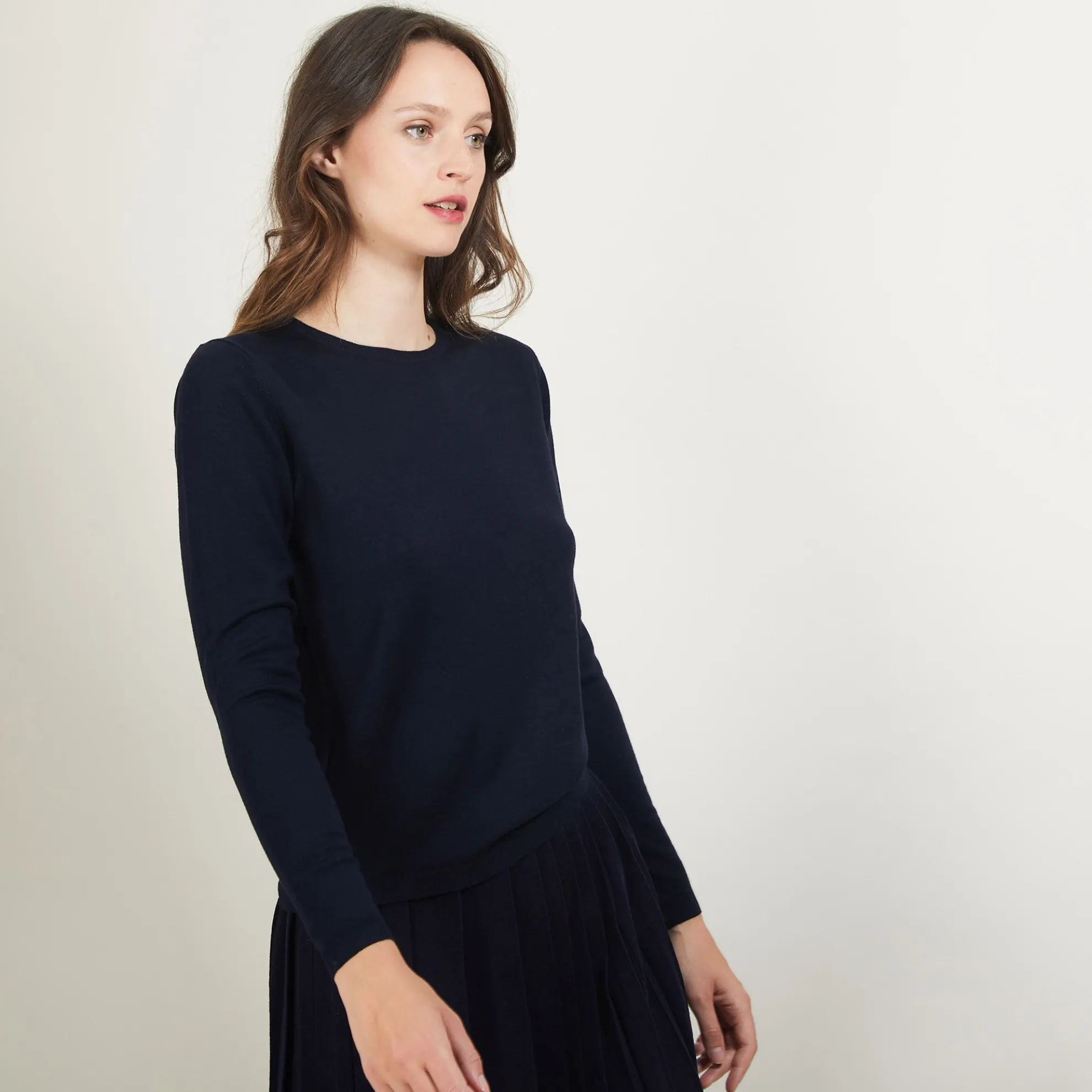Maison Montagut Pull Col Rond En Laine Merinos - Berenice>Femme Pulls