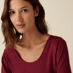 Maison Montagut Pull Col Rond En Laine Merinos Maille Fine - Altesa><noscript><img width=