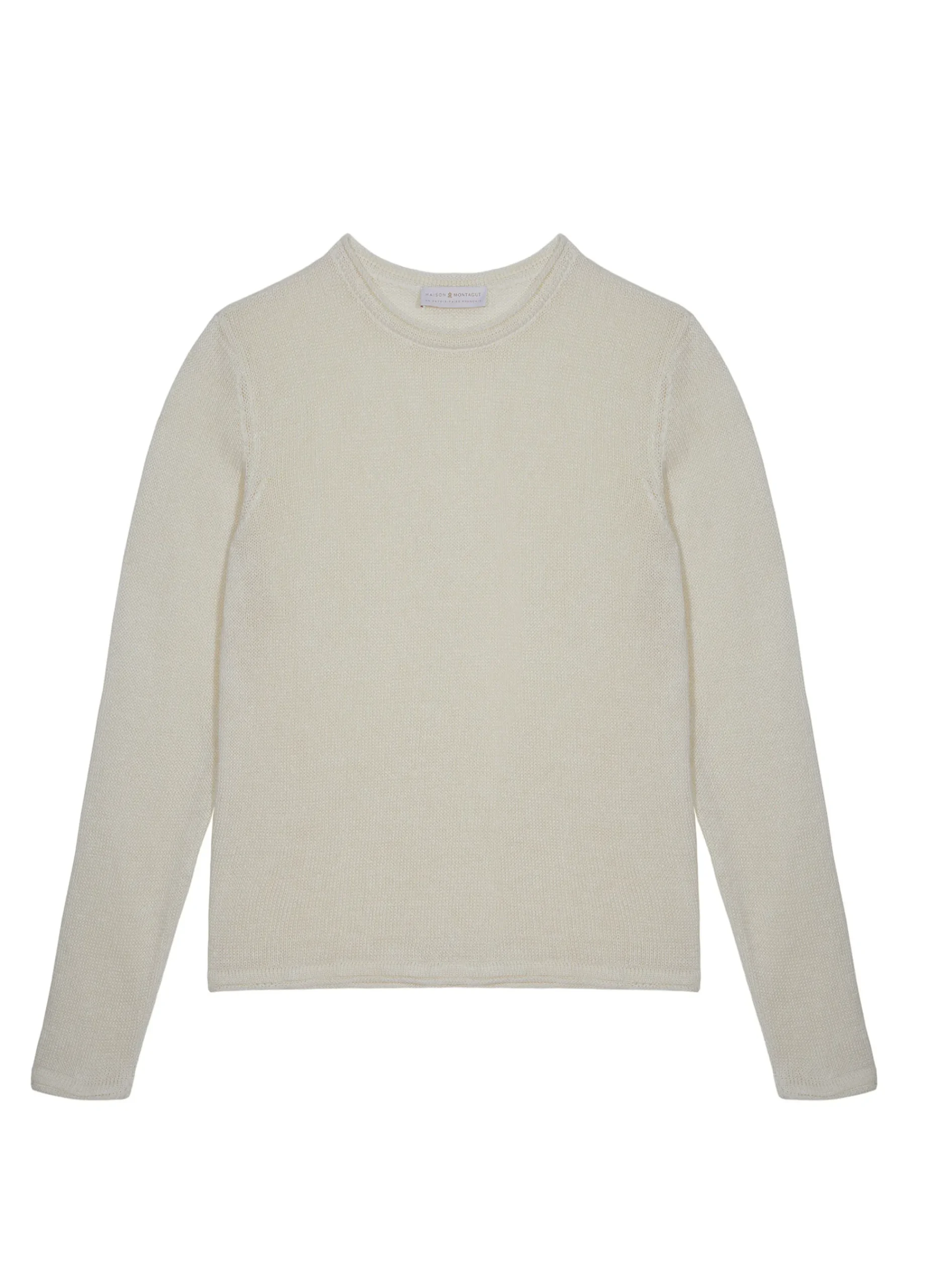 Maison Montagut Pull Col Rond En Lin - Rudy>Homme Pulls