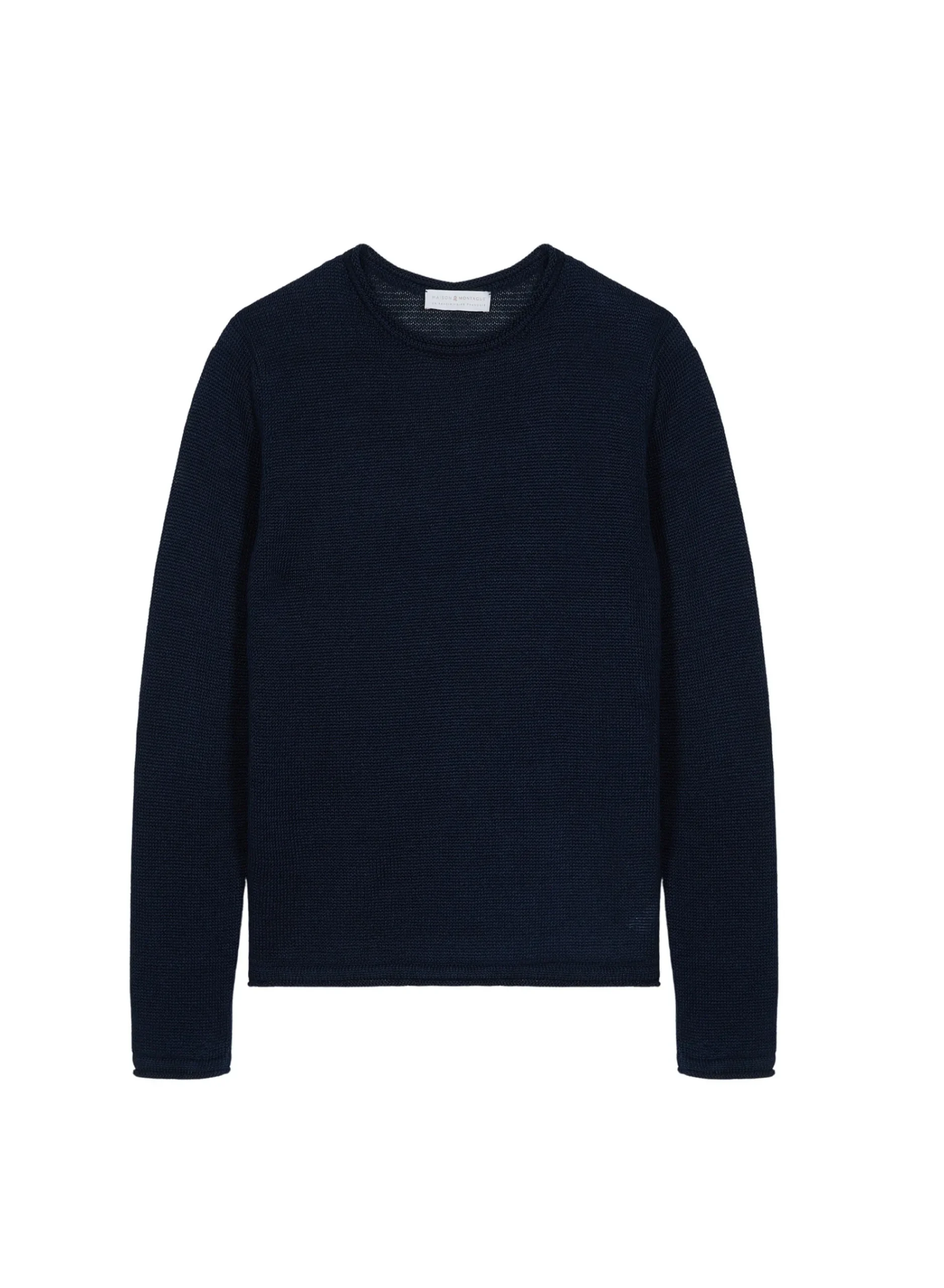 Maison Montagut Pull Col Rond En Lin - Rudy>Homme Pulls