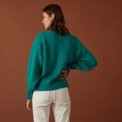 Maison Montagut Pull Col Rond En Mohair En Point Jersey - Amandine><noscript><img width=