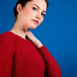 Maison Montagut Pull Col Rond En Soie Coton Et Laine - Benji><noscript><img width=