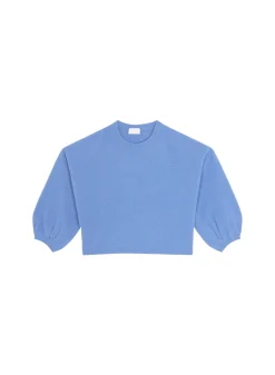 Maison Montagut Pull Col Rond Manches Ballon En Cachemire Melange - Lamara><noscript><img width=