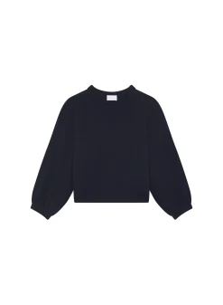 Maison Montagut Pull Col Rond Manches Ballon En Cachemire Melange - Lamara><noscript><img width=